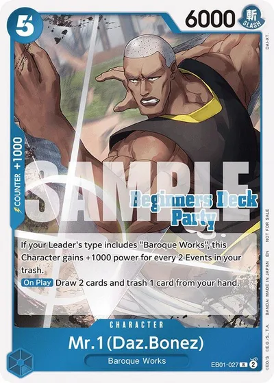 Mr. 1 (Daz.Bonez) (Beginners Deck Party - Participation Pack) (ST-23) (ST-28)