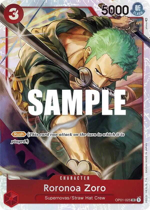 Roronoa Zoro (Ultra Deck: The Three Captains)