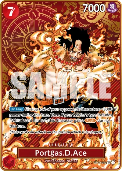Portgas.D.Ace (One Piece Japanese Version 2nd Anniversary Set)