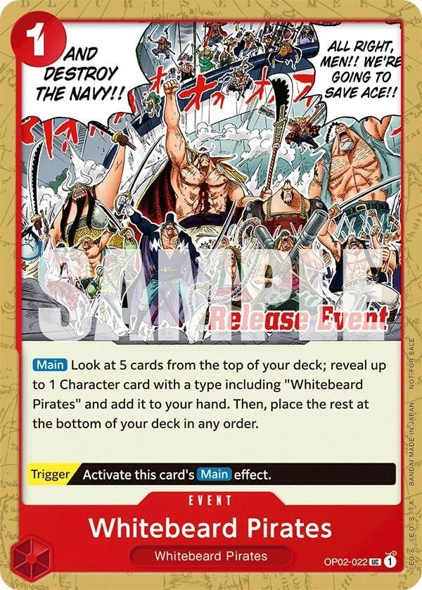 Whitebeard Pirates (ST15 - ST20 Release Event Winner Pack)