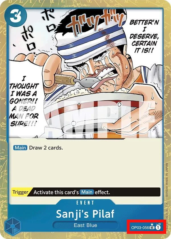 Sanji's Pilaf (Textured Foil)