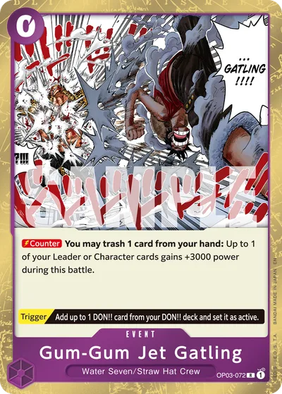 Gum-Gum Jet Gatling (Alternate Art)