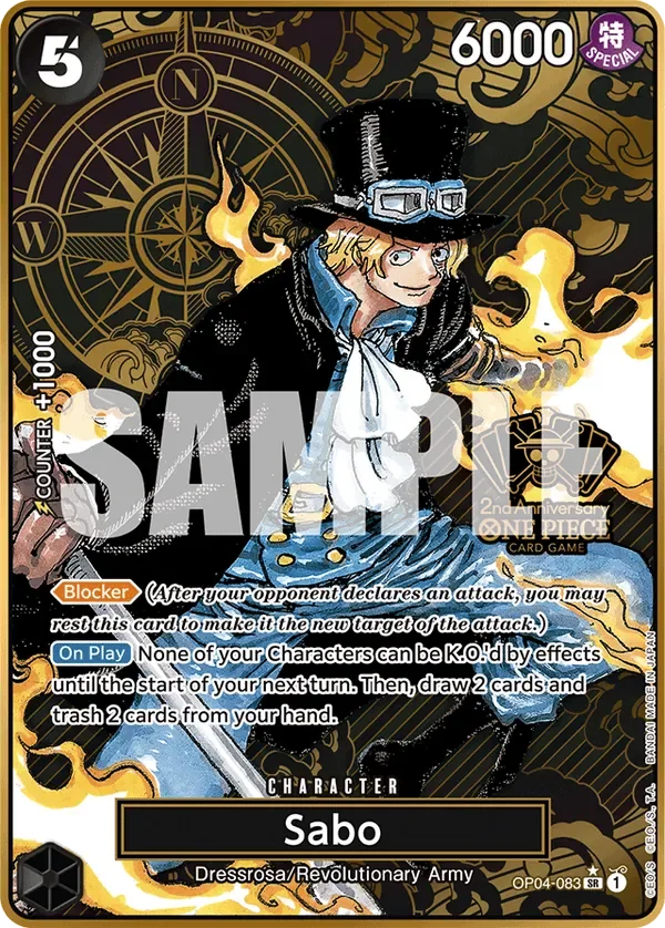 Sabo (One Piece Japanese Version 2nd Anniversary Set)