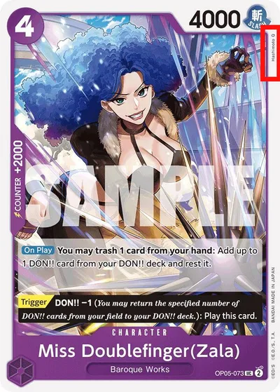 Miss Doublefinger (Zala) (Reprint)