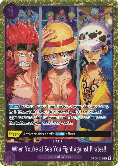 When You're at Sea You Fight against Pirates!! (2025 Pirates League Finals Textured Foil)