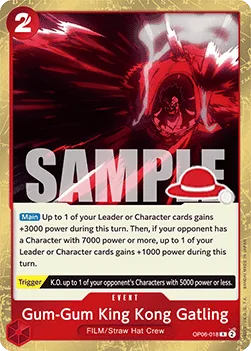 Gum-Gum King Kong Gatling (Luffy Deck)