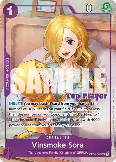 Vinsmoke Sora (CS 25-26 Top Player Pack Vol. 2)