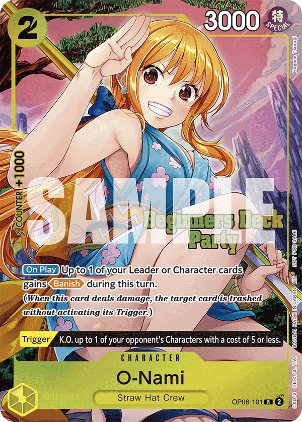 O-Nami (Beginners Deck Party - Winner Pack) (ST-23) (ST-28)