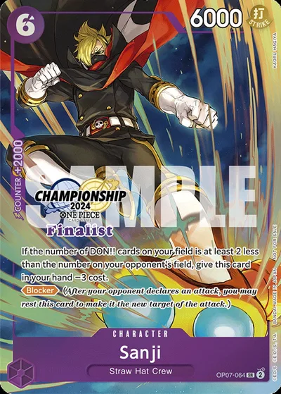 Sanji (Championship 2024 Finalist Card Set)