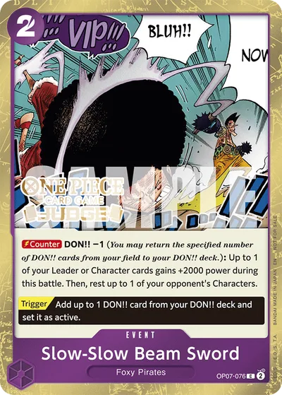 Slow-Slow Beam Sword (Judge Pack Vol. 6)