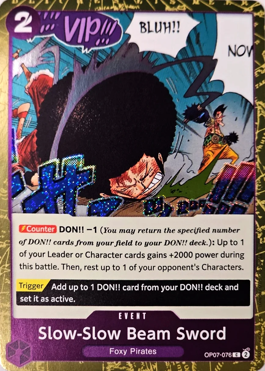 Slow-Slow Beam Sword (Pirate Foil)