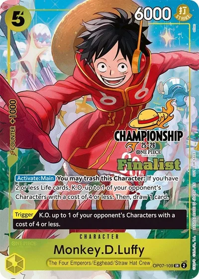 Monkey.D.Luffy (CS 25-26 Finalist Card Set 1)