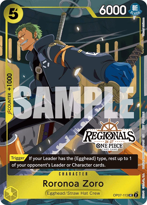 Roronoa Zoro (Regional Participation Pack 2026 Vol.1)