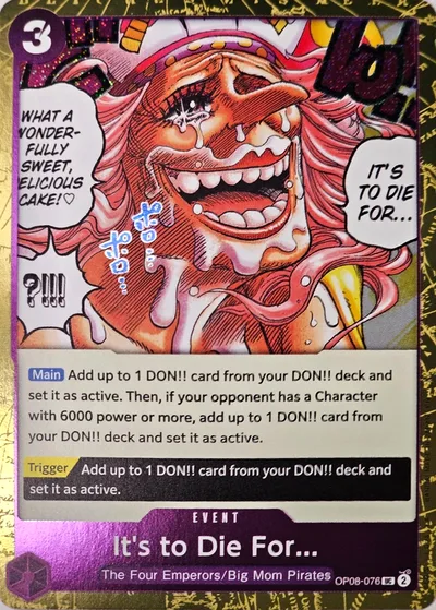 It's to Die For (Pirate Foil)