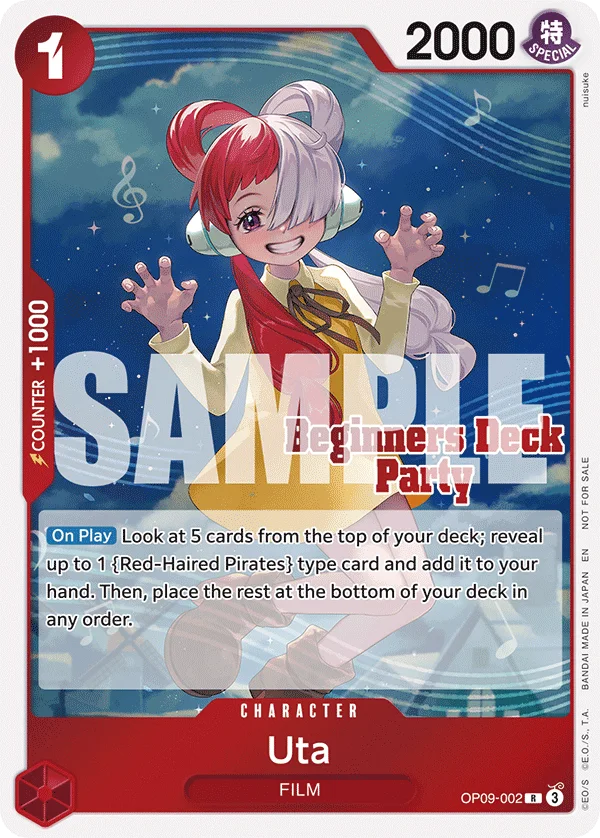 Uta (Beginners Deck Party - Participation Pack) (ST-23) (ST-28)