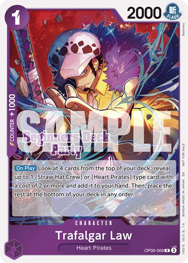 Trafalgar Law (Beginners Deck Party - Participation Pack) (ST-23) (ST-28)