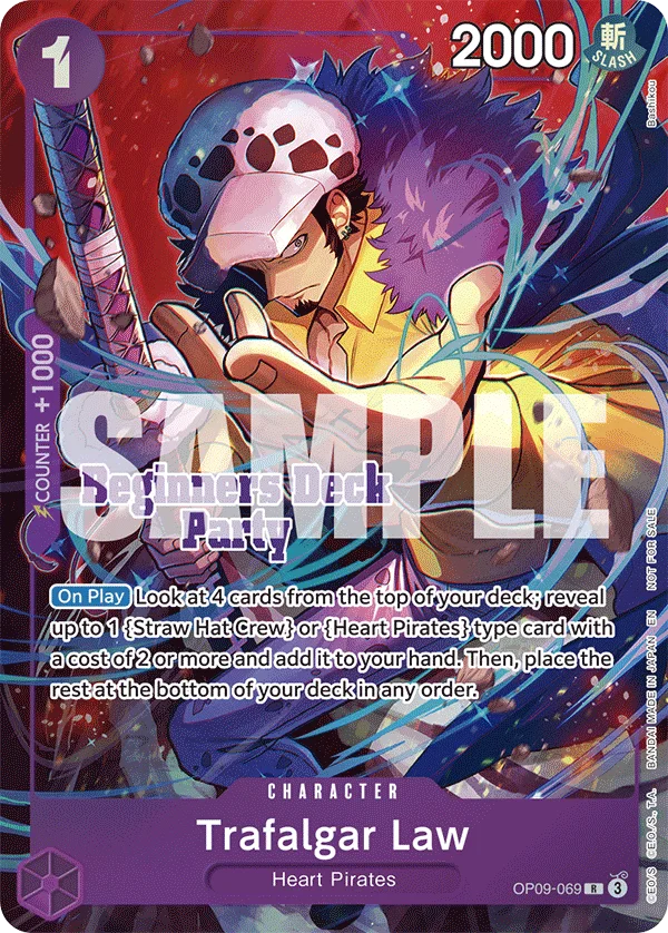 Trafalgar Law (Beginners Deck Party - Winner Pack) (ST-23) (ST-28)