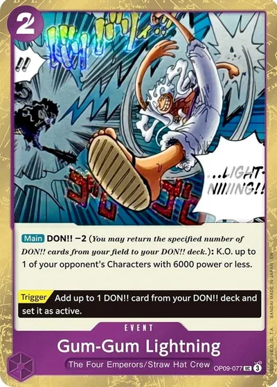 Gum-Gum Lightning (Pirate Foil)