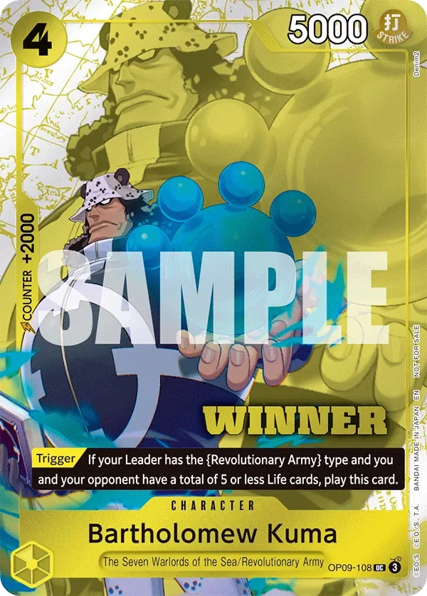 Bartholomew Kuma (Winner Pack 2025 Vol. 4)