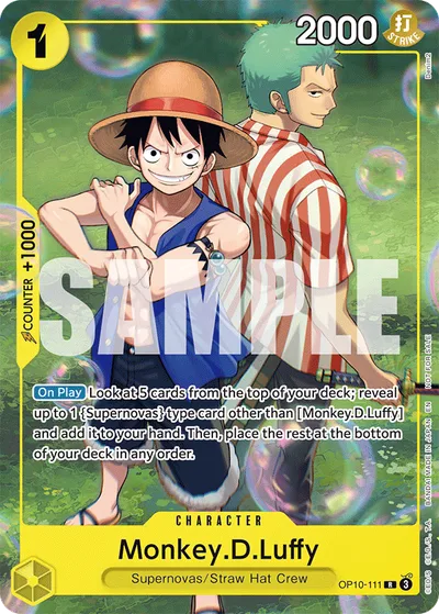 Monkey.D.Luffy (Learn Together Deck Set - Set Sail Event)