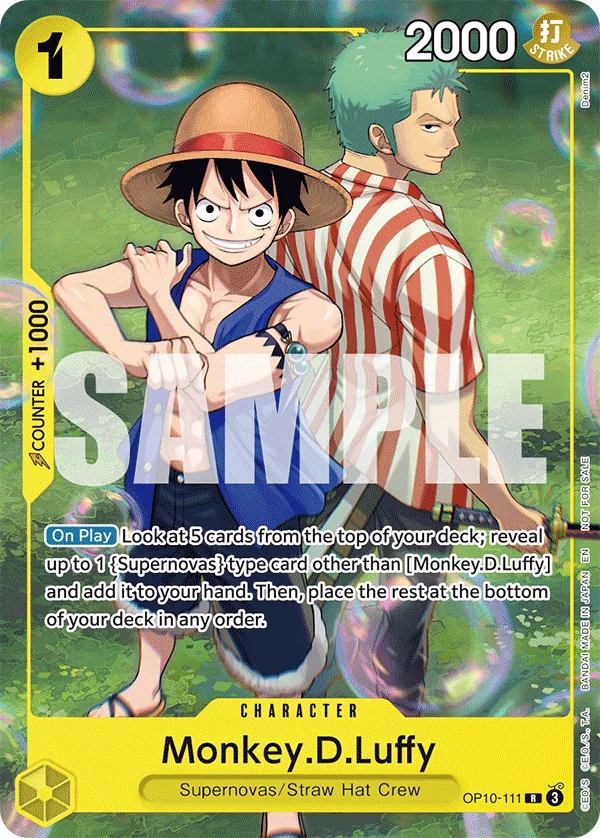 Monkey.D.Luffy (Learn Together Deck Set - Set Sail Event)