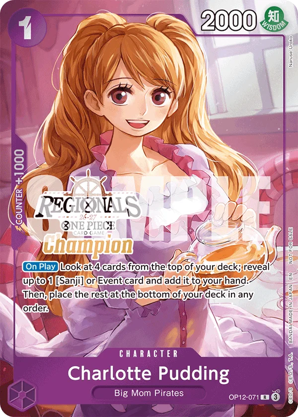 Charlotte Pudding (Regionals Champion Card Set 26-27)