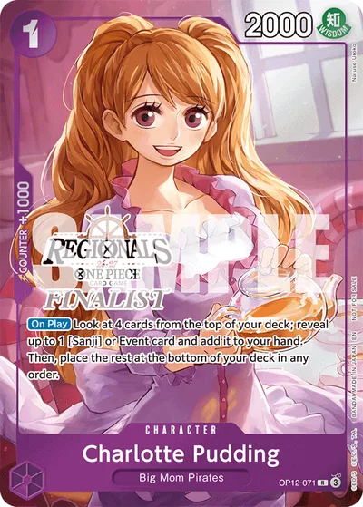 Charlotte Pudding (Regionals Finalist Card Set 26-27)