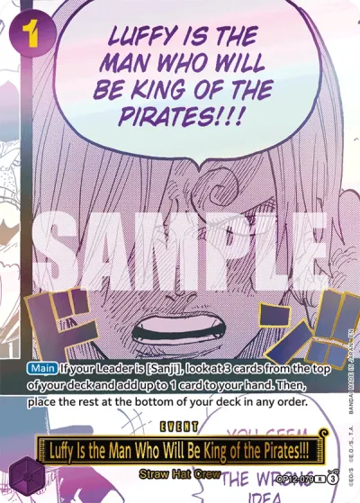Luffy Is the Man Who Will Be King of the Pirates!!! (Japanese Version 3rd Anniversary Set)