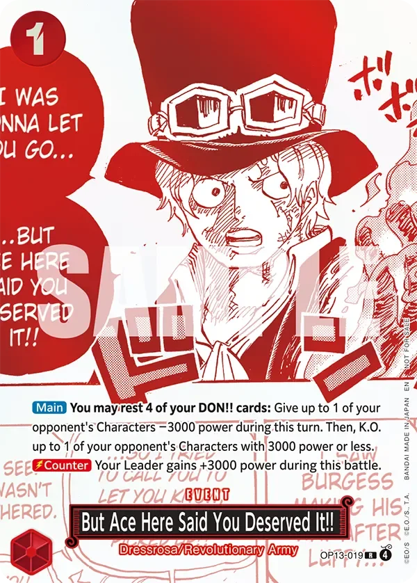 But Ace Here Said You Deserved It!! (3rd Anniversary Treasure Campaign Pack)