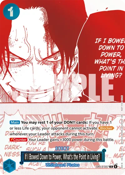 If I Bowed Down to Power, What's the Point in Living? (3rd Anniversary Treasure Campaign Pack)