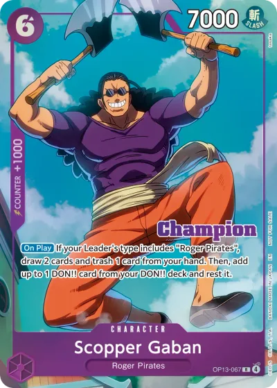 Scopper Gaban (CS 26-27 Winner Card Set Vol.1)