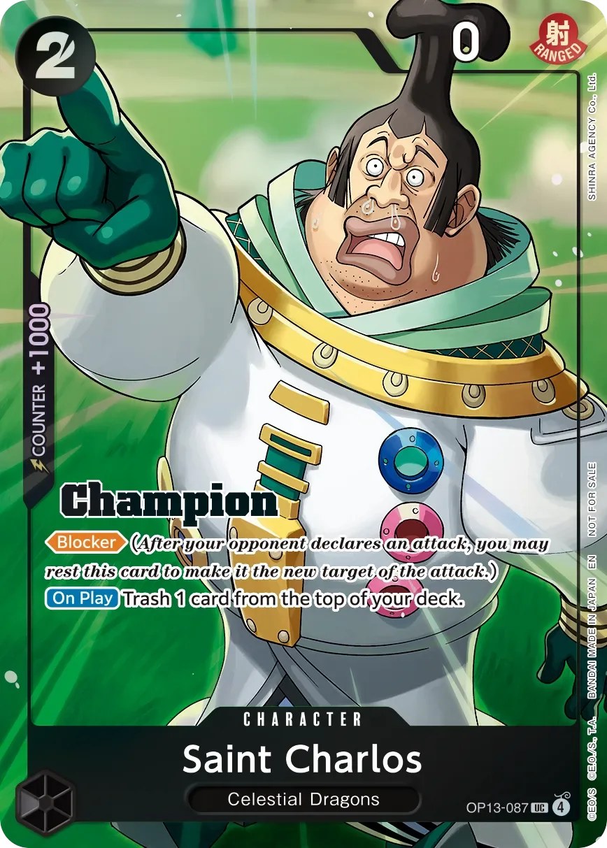 Saint Charlos (Winner Card Set Vol. 1)