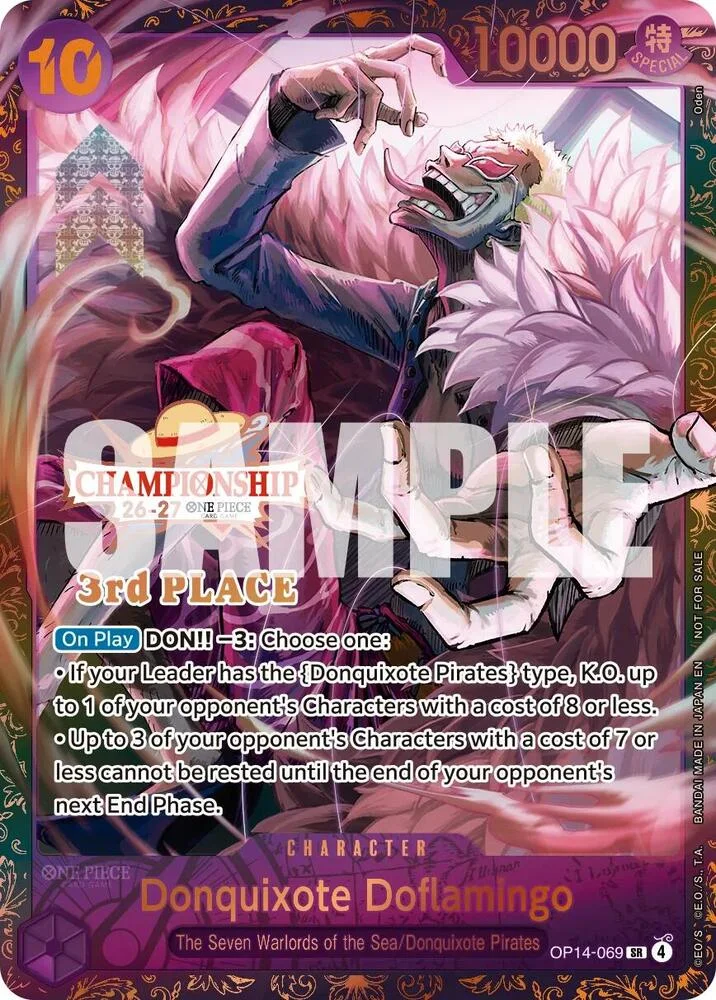Donquixote Doflamingo (CS 26-27 3rd Place Trophy Card)