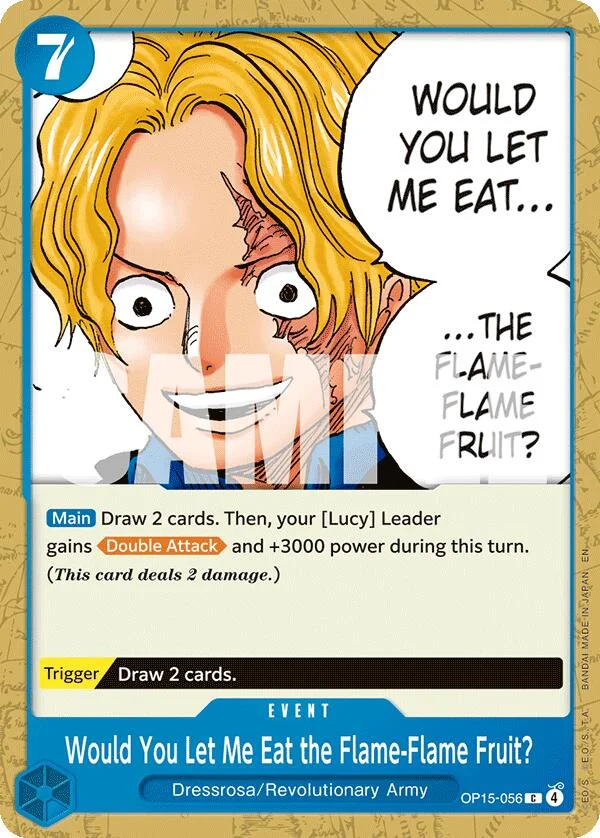 Would You Let Me Eat the Flame-Flame Fruit?