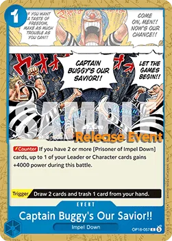 Captain Buggy's Our Savior!!