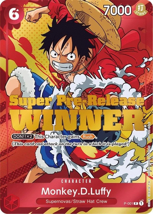 Monkey.D.Luffy (Super Pre-Release) (Winner)