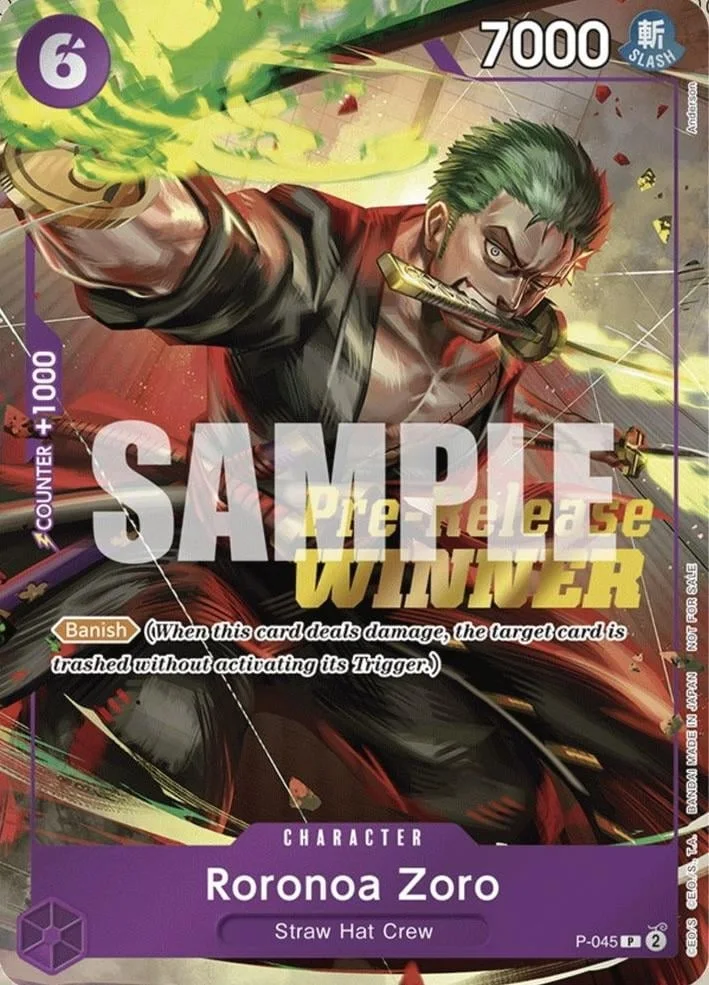 Roronoa Zoro (OP-06 Pre-Release Tournament) (Winner)