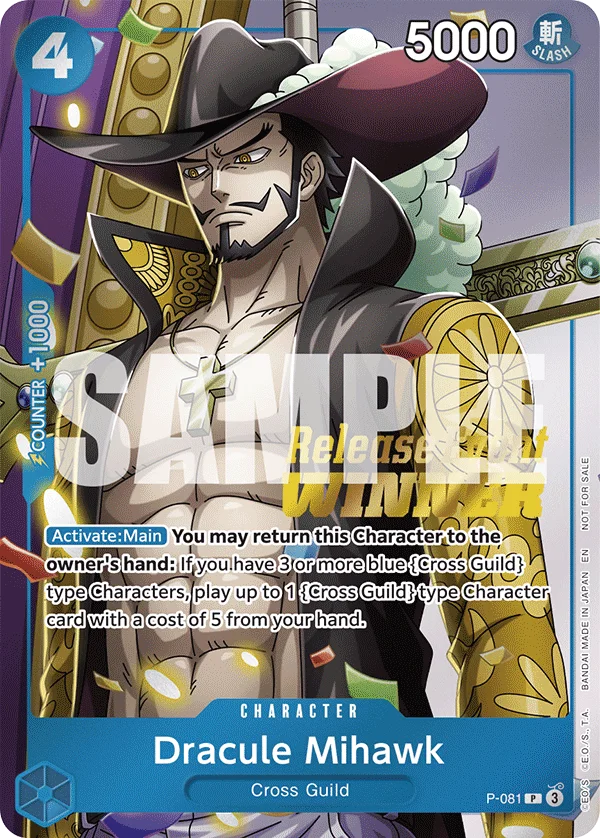 Dracule Mihawk (OP11 Release Event Winner)