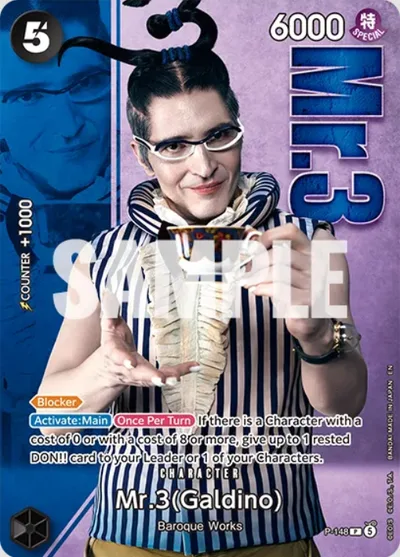 Mr.3 (Galdino) (Premium Card Collection -Live Action Edition Vol.2 Baroque Works-)