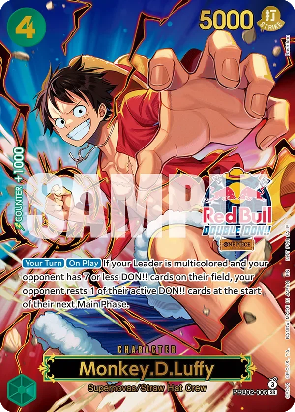 Monkey.D.Luffy (Red Bull Double Don!!) (Winner) (Textured)