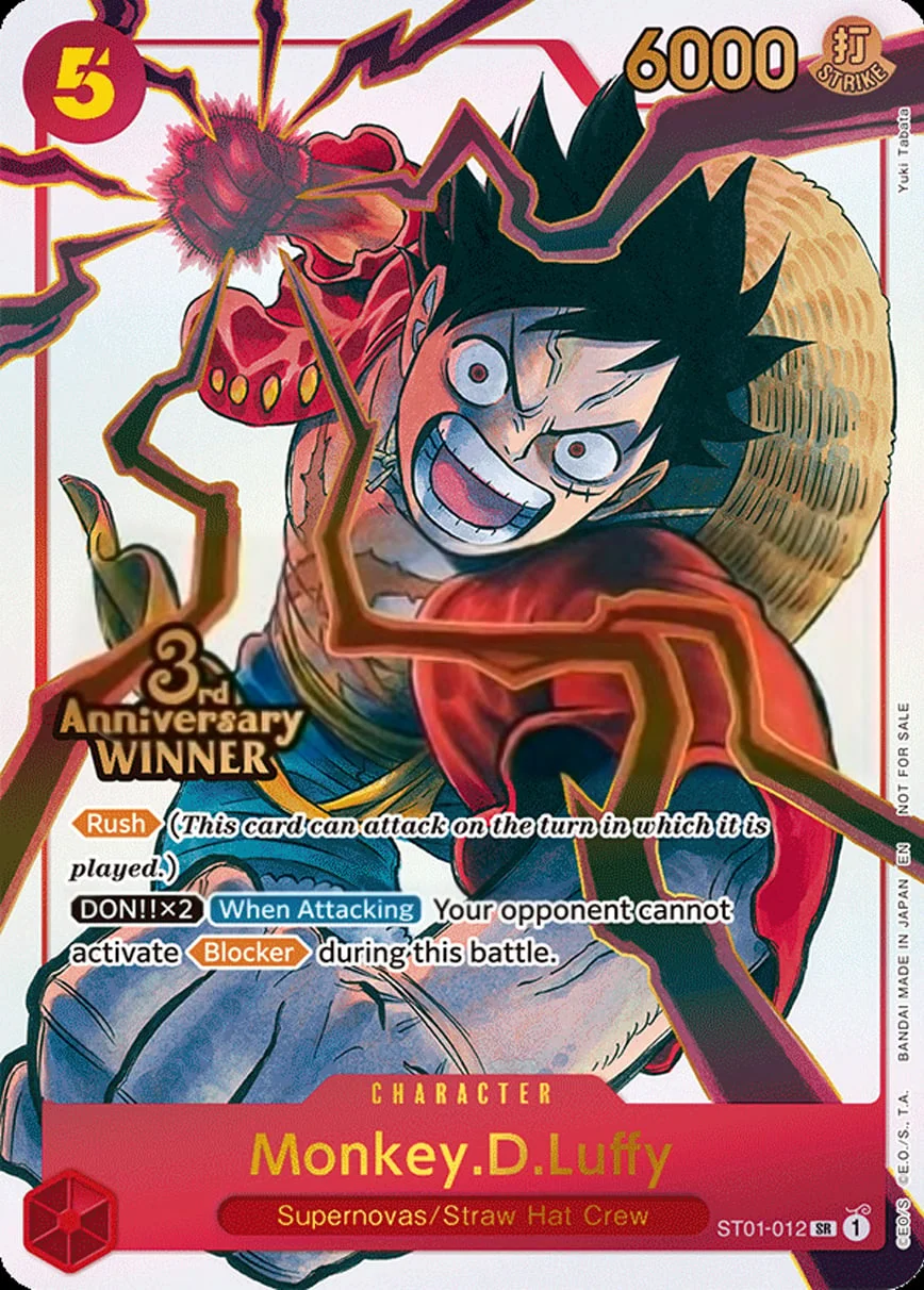Monkey.D.Luffy (3rd Anniversary Winner)