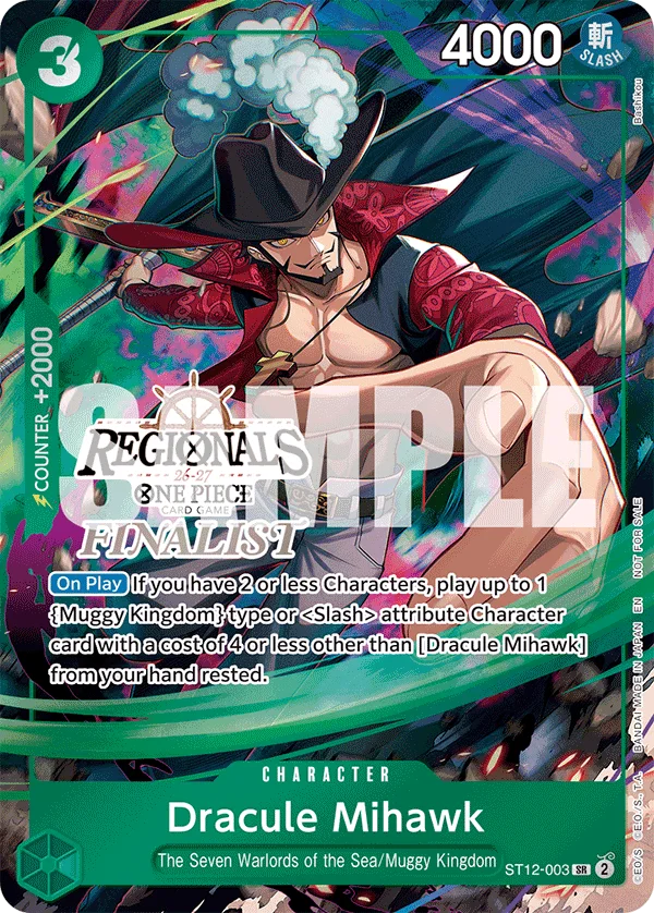 Dracule Mihawk (Regionals Finalist Card Set 26-27)