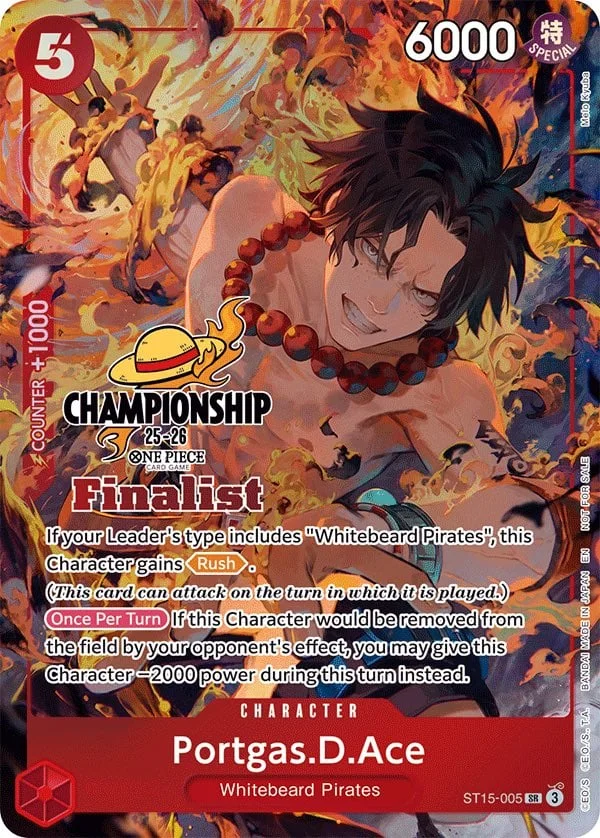 Portgas.D.Ace (CS 25-26 Finalist Card Set 1)