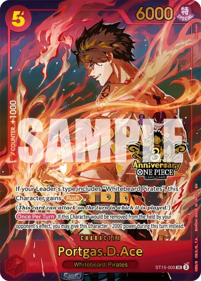 Portgas.D.Ace (Japanese Version 3rd Anniversary Set)