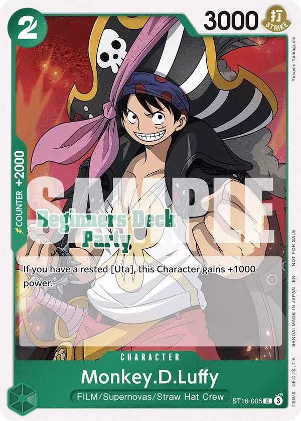 Monkey.D.Luffy (Beginners Deck Party - Participation Pack) (ST-23) (ST-28)