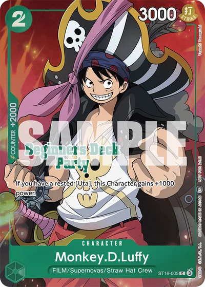 Monkey.D.Luffy (Beginners Deck Party  -  Winner Pack) (ST-23) (ST-28)