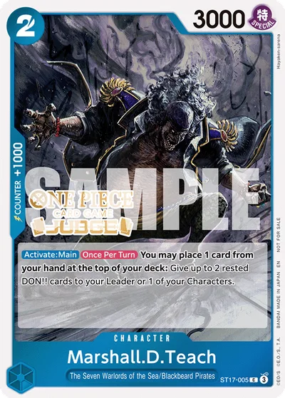 Marshall.D.Teach (Judge Pack Vol. 7)