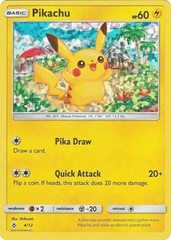 Pikachu 4/12