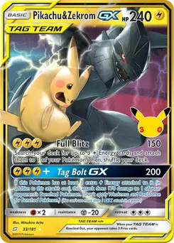 Pikachu & Zekrom GX 008/30