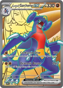 Cynthia's Garchomp ex 204/225